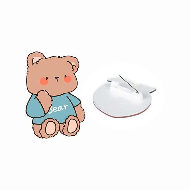 Custom Clear Acrylic Pins - Custom WLD