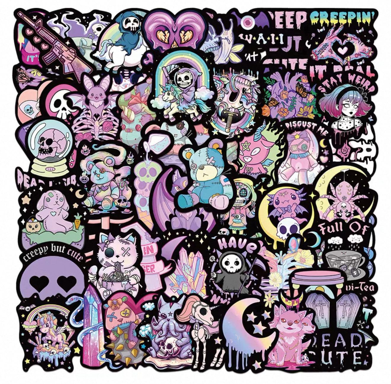 American Style Sweet Cool Stickers