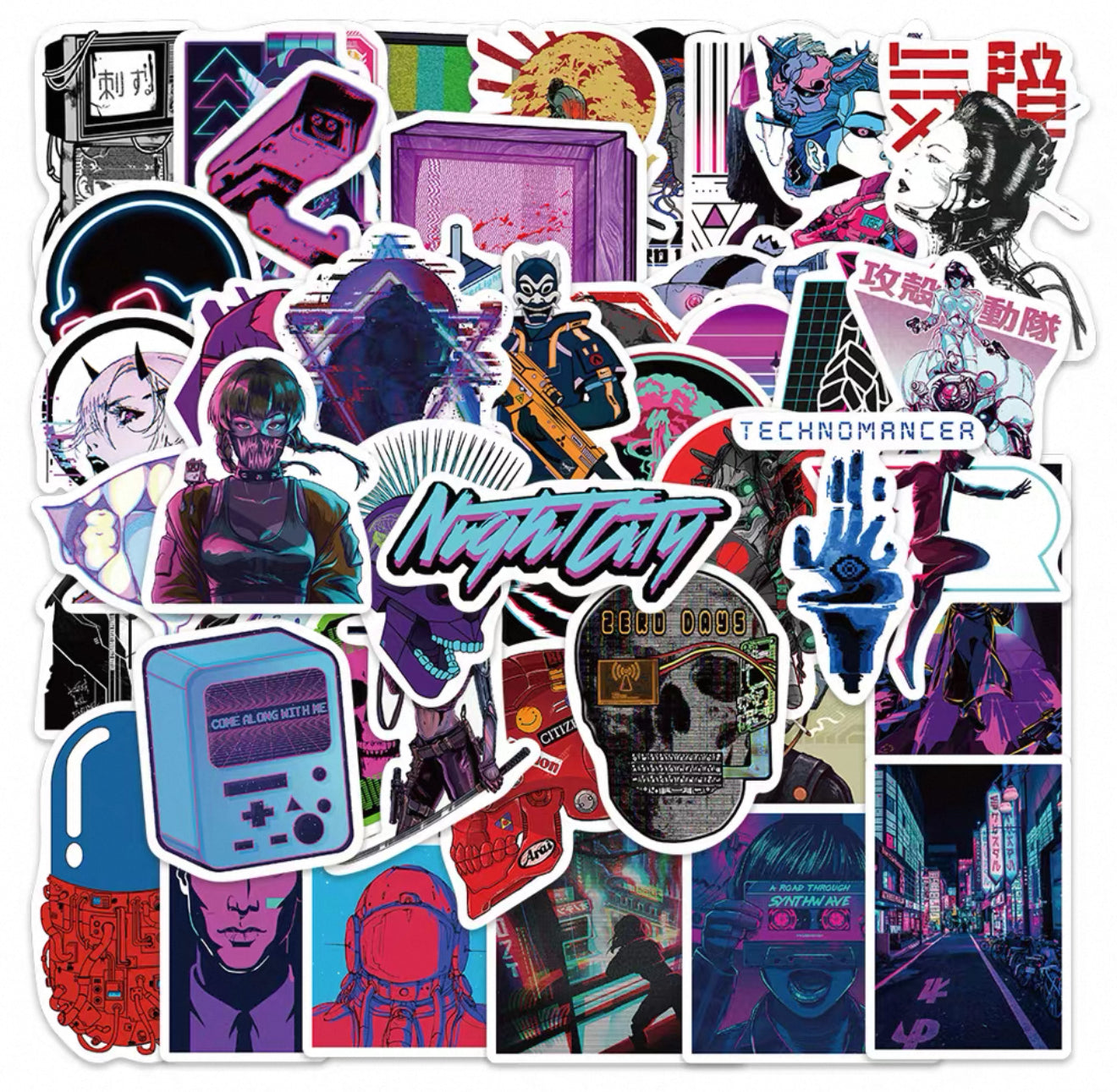 American Style Sweet Cool Stickers