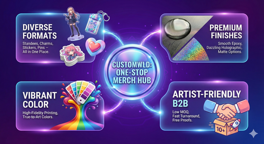 Top 5 Best-Selling Custom Merch Items for Your Next Artist Alley (High Profit Guide)