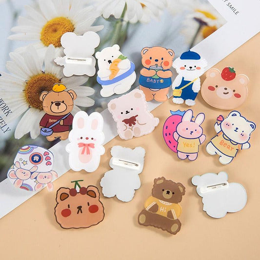 Custom Clear Acrylic Pins - Custom WLD