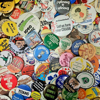 Custom Round Button Pins - Custom WLD