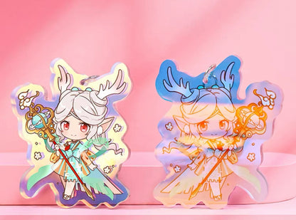 Custom Rainbow Acrylic Keychains