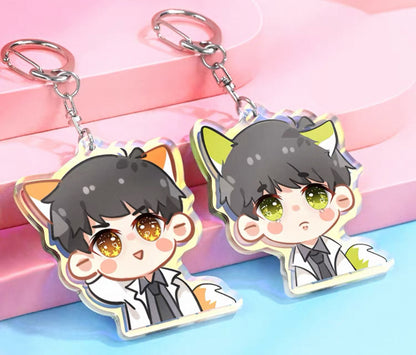 Custom Rainbow Acrylic Keychains