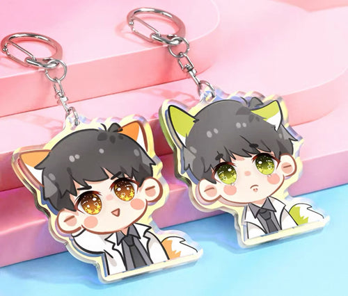 Custom Rainbow Acrylic Keychains