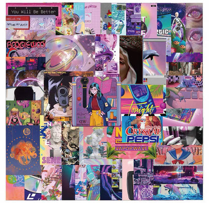 American Style Sweet Cool Stickers