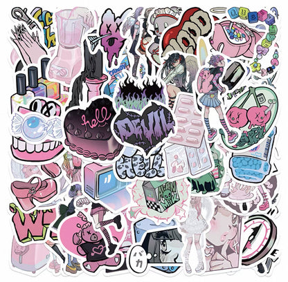 American Style Sweet Cool Stickers